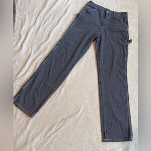Dickies Blue & White Striped Cargo Jeans Size 3/26